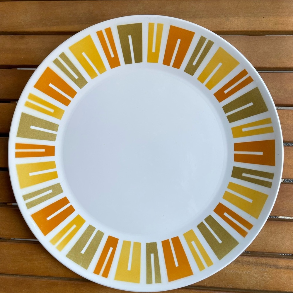 Vintage Midcentury Serving Platter 12.5”